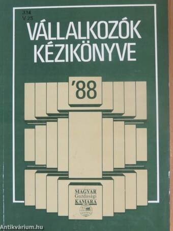 Vállalkozók kézikönyve '88