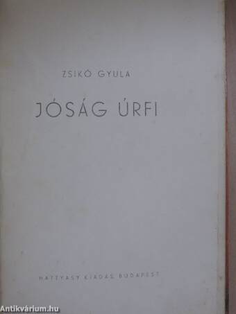 Jóság úrfi