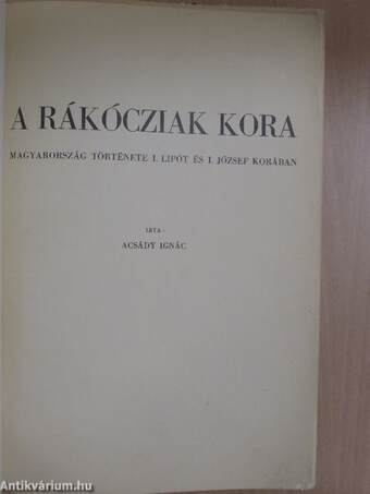 A Rákócziak kora