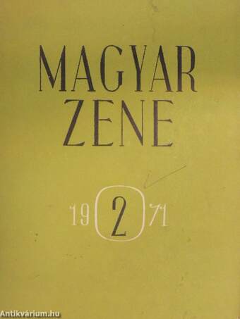 Magyar Zene 1971/2.