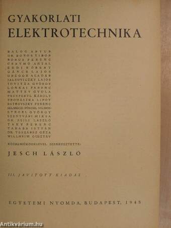 Gyakorlati elektrotechnika