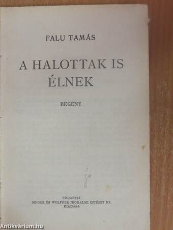 A halottak is élnek