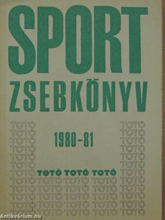 Sport zsebkönyv 1980-81.