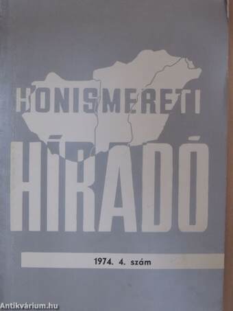 Honismereti híradó 1974/4.