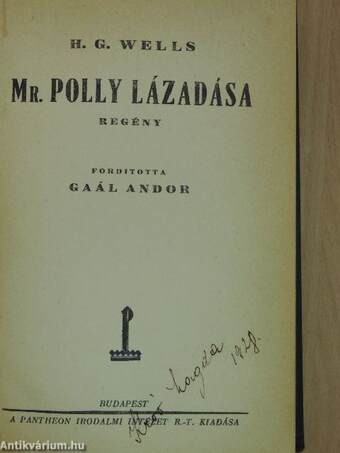 Mr. Polly lázadása