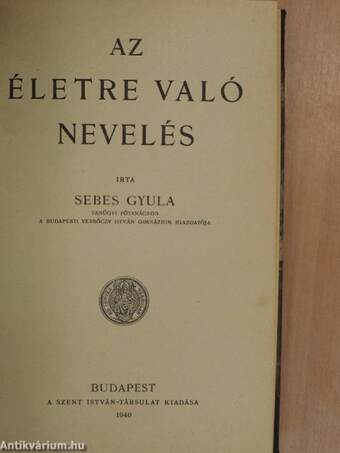 Az életre való nevelés