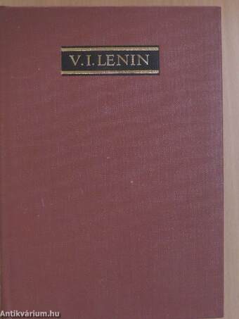 V. I. Lenin összes művei 35.