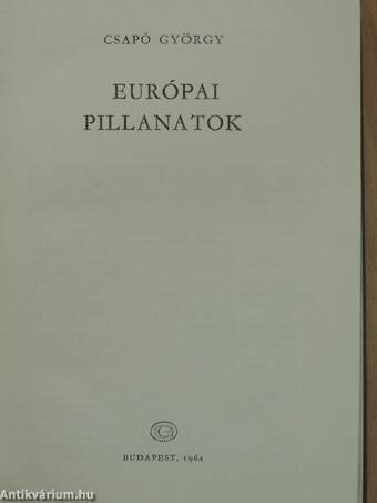 Európai pillanatok