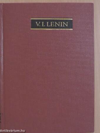 V. I. Lenin összes művei 31.