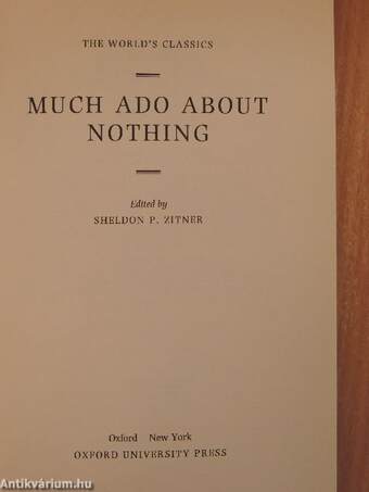 Much Ado About Nothing