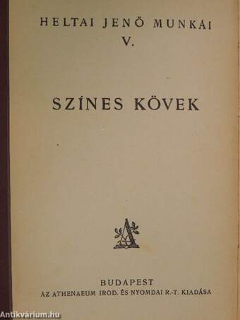 Színes kövek