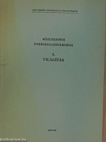 Közlekedési energiagazdálkodás 5.