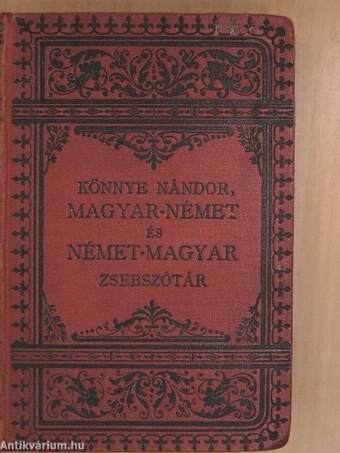 Magyar-német és német-magyar zsebszótár I-II.