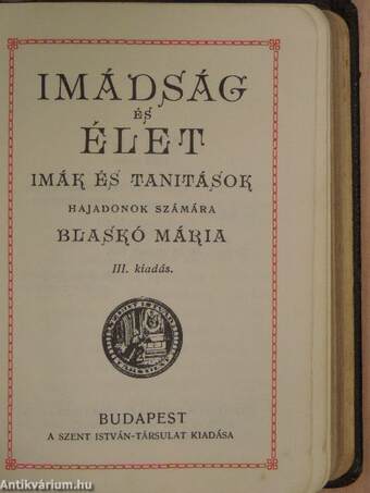 Imádság és élet