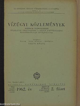 Vízügyi Közlemények 1962/2.