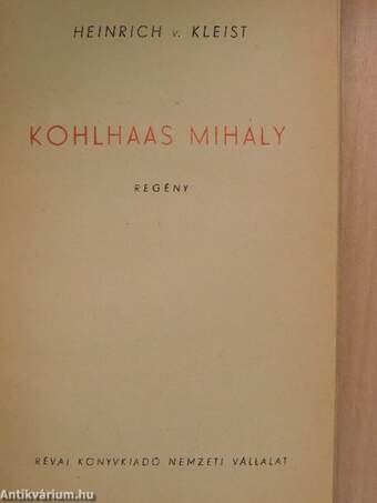 Kohlhaas Mihály