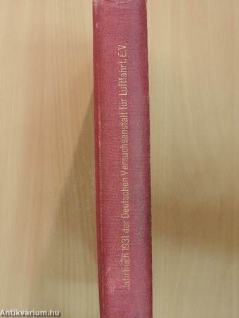 Jahrbuch 1931 der Deutschen Versuchsanstalt für Luftfahrt