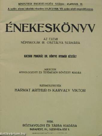 Énekeskönyv III.