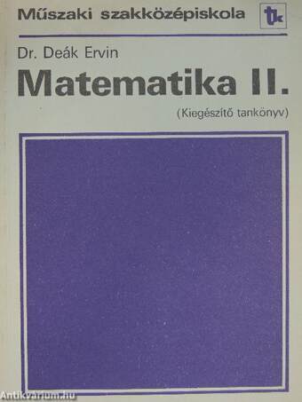 Matematika II.