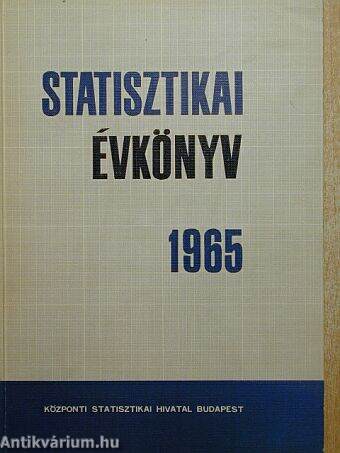 Statisztikai évkönyv 1965