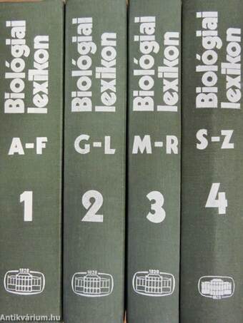 Biológiai lexikon 1-4.