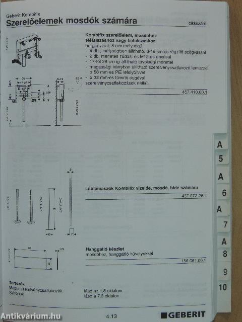 Geberit Szaniter ABC 1999/2000