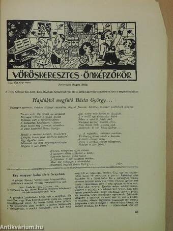 Magyar Ifjusági Vörös-Kereszt 1935. november