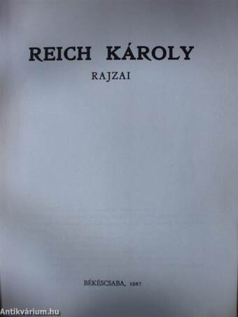 Reich Károly rajzai