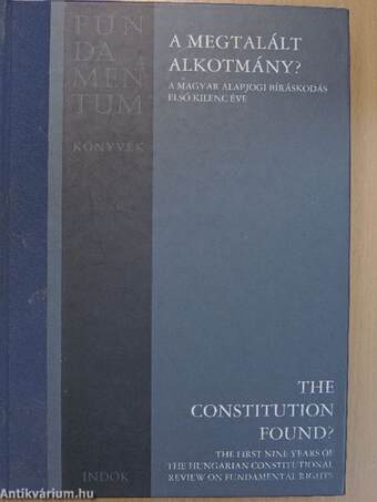 A megtalált Alkotmány?