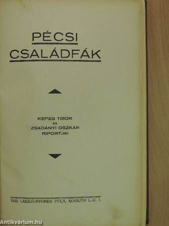 Pécsi családfák