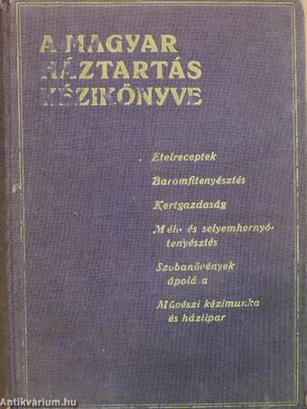 A magyar háztartás kézikönyve