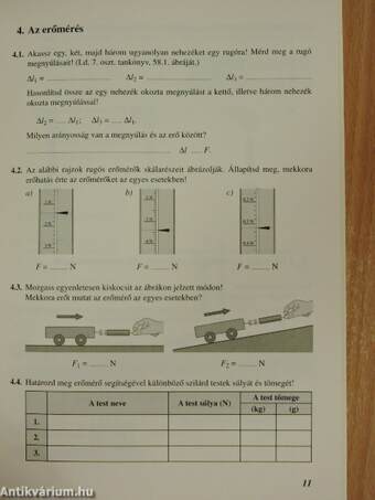 Fizika munkafüzet 7.