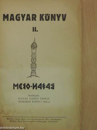 Magyar könyv II.