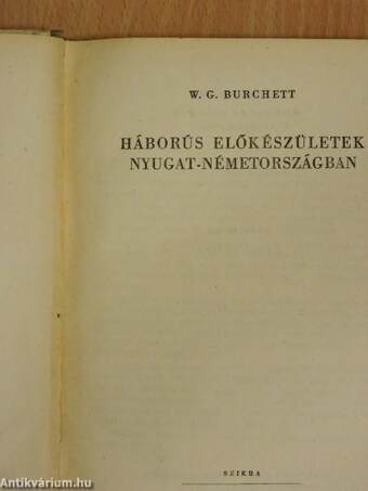 Háborús előkészületek Nyugat-Németországban