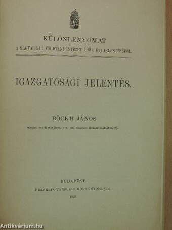 Igazgatósági jelentés