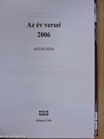 Az év versei 2006