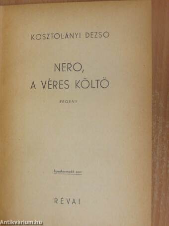 Nero, a véres költő