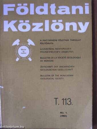 Földtani Közlöny 1983/1-4.