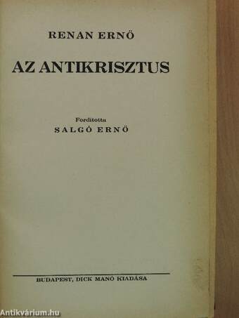 Az antikrisztus