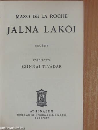 Jalna lakói