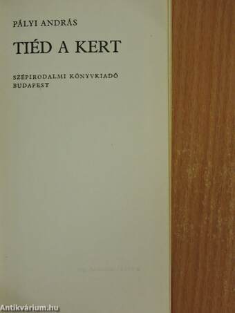 Tiéd a kert