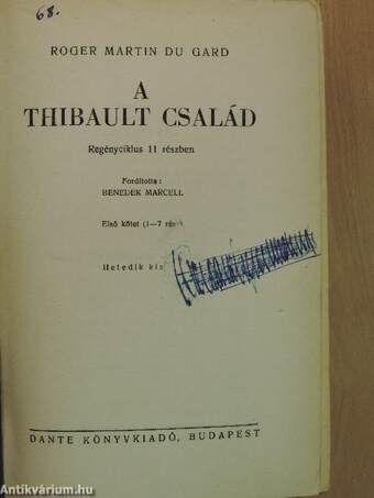 A Thibault család I-II.