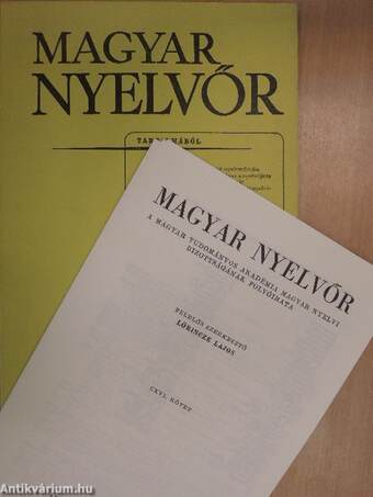 Magyar Nyelvőr 1993. január-március