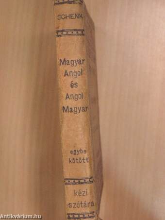 Magyar-angol és angol-magyar kéziszótár I-II.