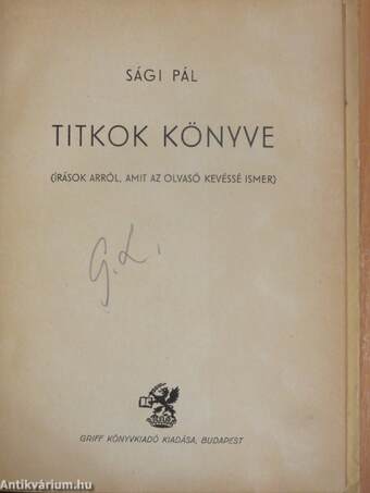 Titkok könyve