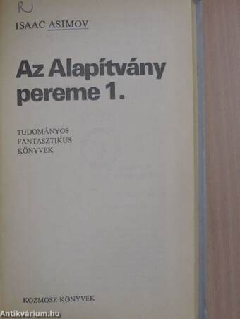 Az Alapítvány pereme 1-2.