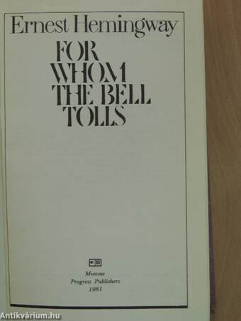 For whom the Bell Tolls