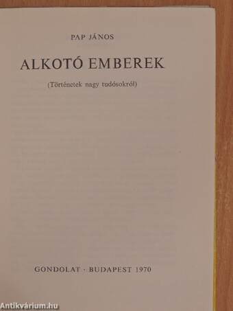 Alkotó emberek