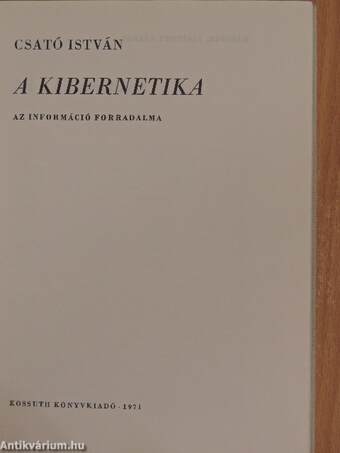 A kibernetika (dedikált példány)