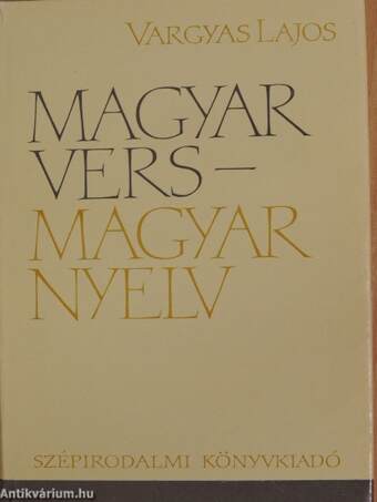 Magyar vers - magyar nyelv